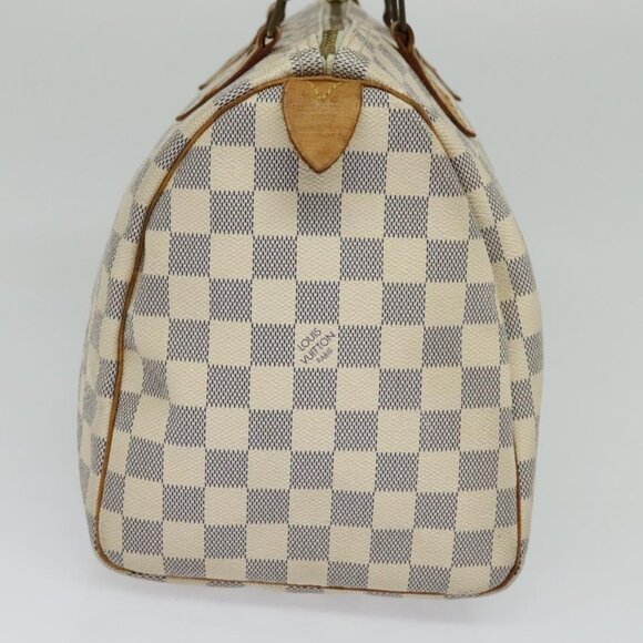 LOUIS VUITTON Damier Azur Speedy 30 Hand Bag - Picture 5 of 16